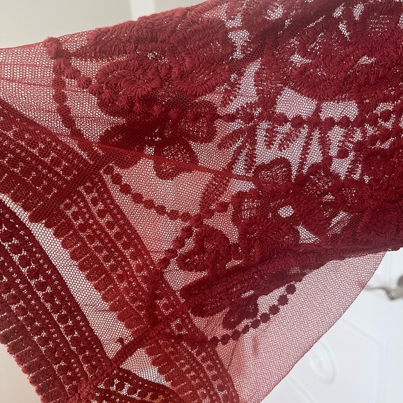 Free people maroon kimono - Picture 2 of 2